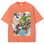 Unisex The Legend of Zelda Printed Washed Tee