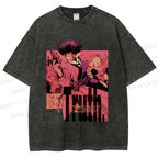 Unisex Cowboy Bebop Printed Washed Tee