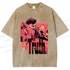 Unisex Cowboy Bebop Printed Washed Tee