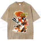 Unisex Cowboy Bebop Printed Washed Tee