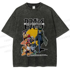 Unisex Cowboy Bebop Printed Washed Tee