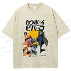 Unisex Cowboy Bebop Printed Washed Tee