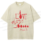 Unisex I Love Dogs So Much Printed Washed Tee