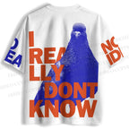 Funny Bird Pigeon Have No Idea Jersey Shirts
