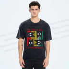 Unisex Cant' You See Mee Cat Printed Washed Tee