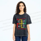 Unisex Cant' You See Mee Cat Printed Washed Tee