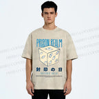 Unisex Prison Realm Printed Washed Tee