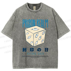 Unisex Prison Realm Printed Washed Tee
