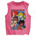Unisex Great Pretender Poster Printed Washed Tank Top