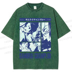 Unisex Samurai Champloo Printed Washed Tee