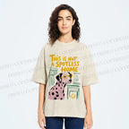 Unisex Dalmatian’s “Not Spotless” Home Printed Washed Tee