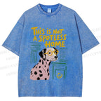 Unisex Dalmatian’s “Not Spotless” Home Printed Washed Tee