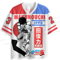 Hajime no Ippo Prined Jersey Shirts