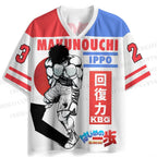 Hajime no Ippo Prined Jersey Shirts