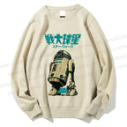 Unisex  Star Wars Japanese Printed Sweatshirt