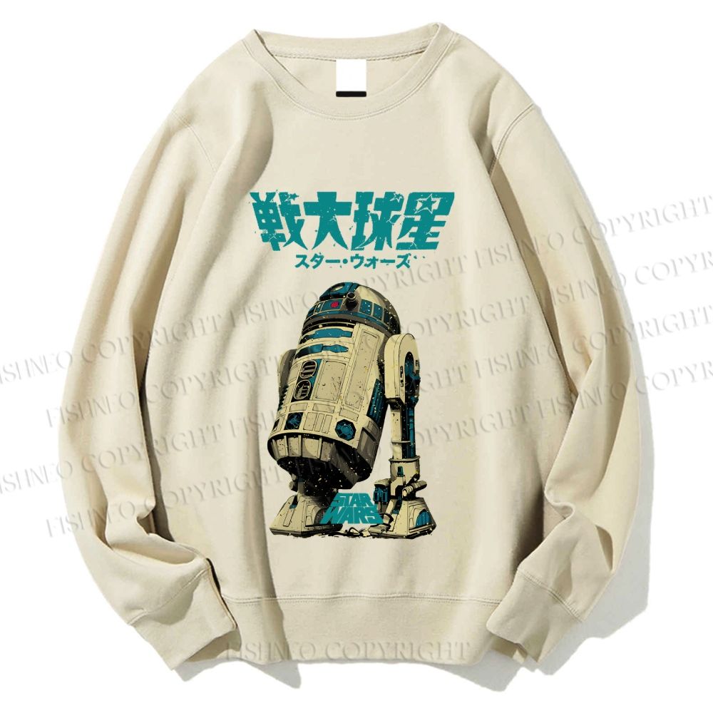 Unisex  Star Wars Japanese Printed Sweatshirt