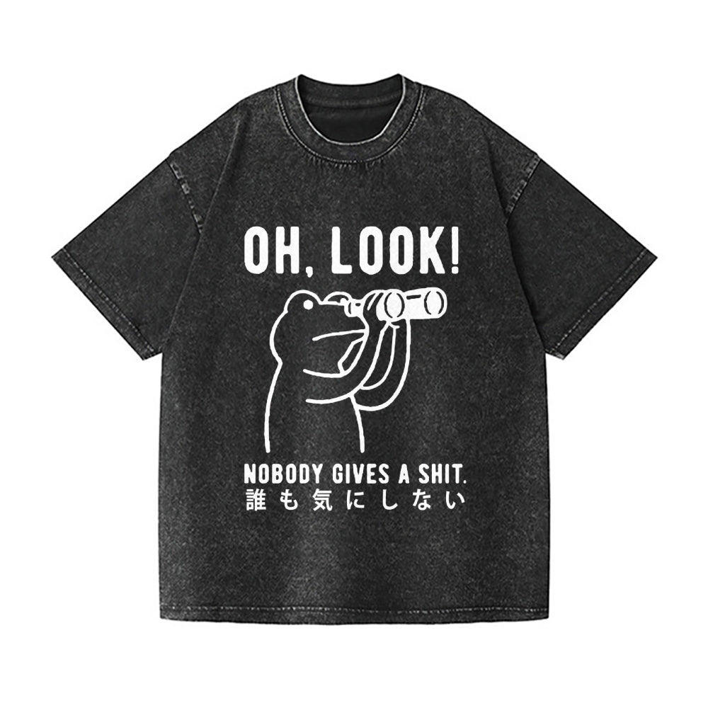 Frog Vintage Wash Japanese Design T-Shirt