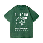 Frog Vintage Wash Japanese Design T-Shirt