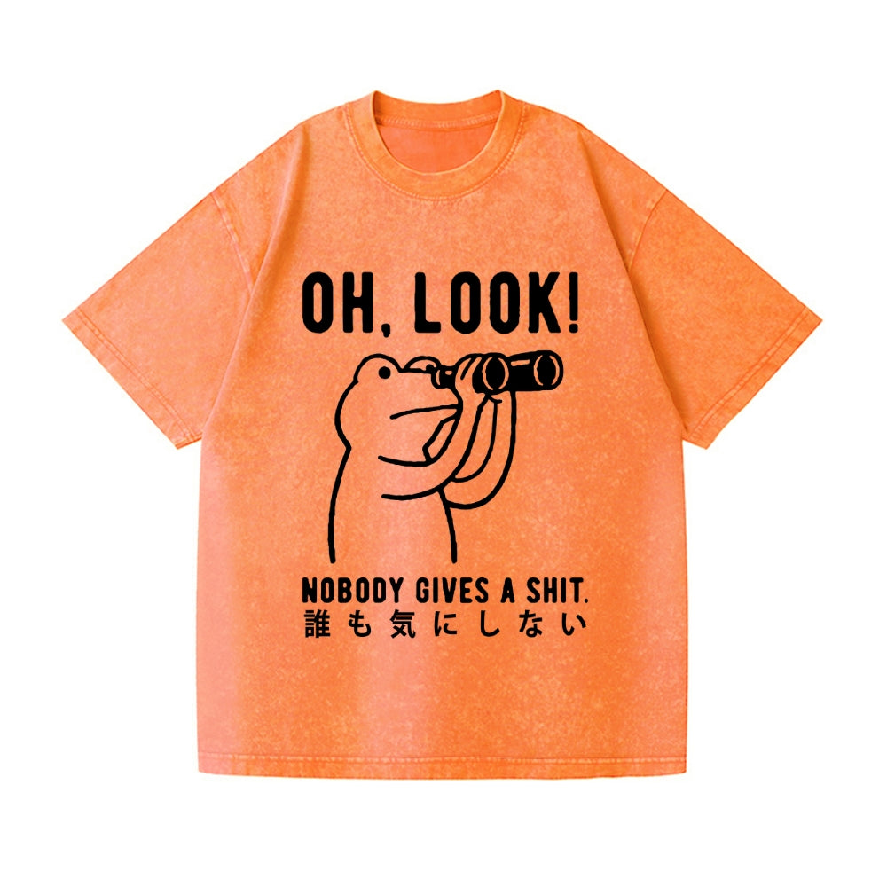 Frog Vintage Wash Japanese Design T-Shirt