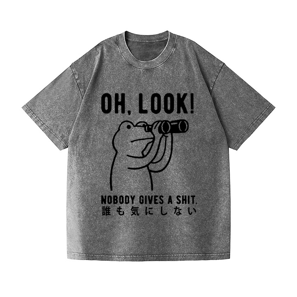 Frog Vintage Wash Japanese Design T-Shirt