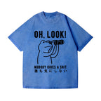Frog Vintage Wash Japanese Design T-Shirt