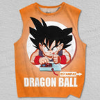 Unisex Dragon Ball Goku Printed Tank Top