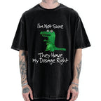 Dinosaur Meme Vintage Washed T-shirt