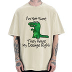 Dinosaur Meme Vintage Washed T-shirt