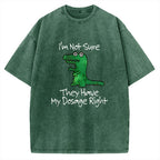 Dinosaur Meme Vintage Washed T-shirt