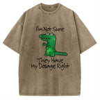 Dinosaur Meme Vintage Washed T-shirt