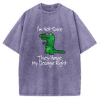 Dinosaur Meme Vintage Washed T-shirt
