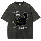 Unisex Is It Time To Panic Printed Washed Tee