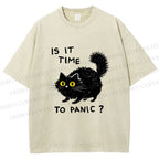 Unisex Is It Time To Panic Printed Washed Tee