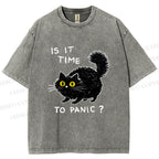 Unisex Is It Time To Panic Printed Washed Tee