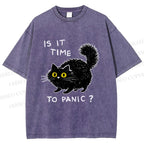 Unisex Is It Time To Panic Printed Washed Tee