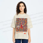 Unisex Yayoi Kusama Tokyo Printed Washed Tee