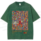 Unisex Yayoi Kusama Tokyo Printed Washed Tee