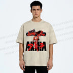 Unisex Akira Shotaro Kaneda Printed Washed Tee