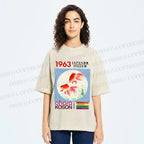 Unisex Goldfish Japan Week Printed Washed Tee