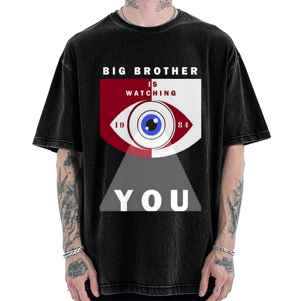 Big Brother is watching you Vintage Washed T-shirt