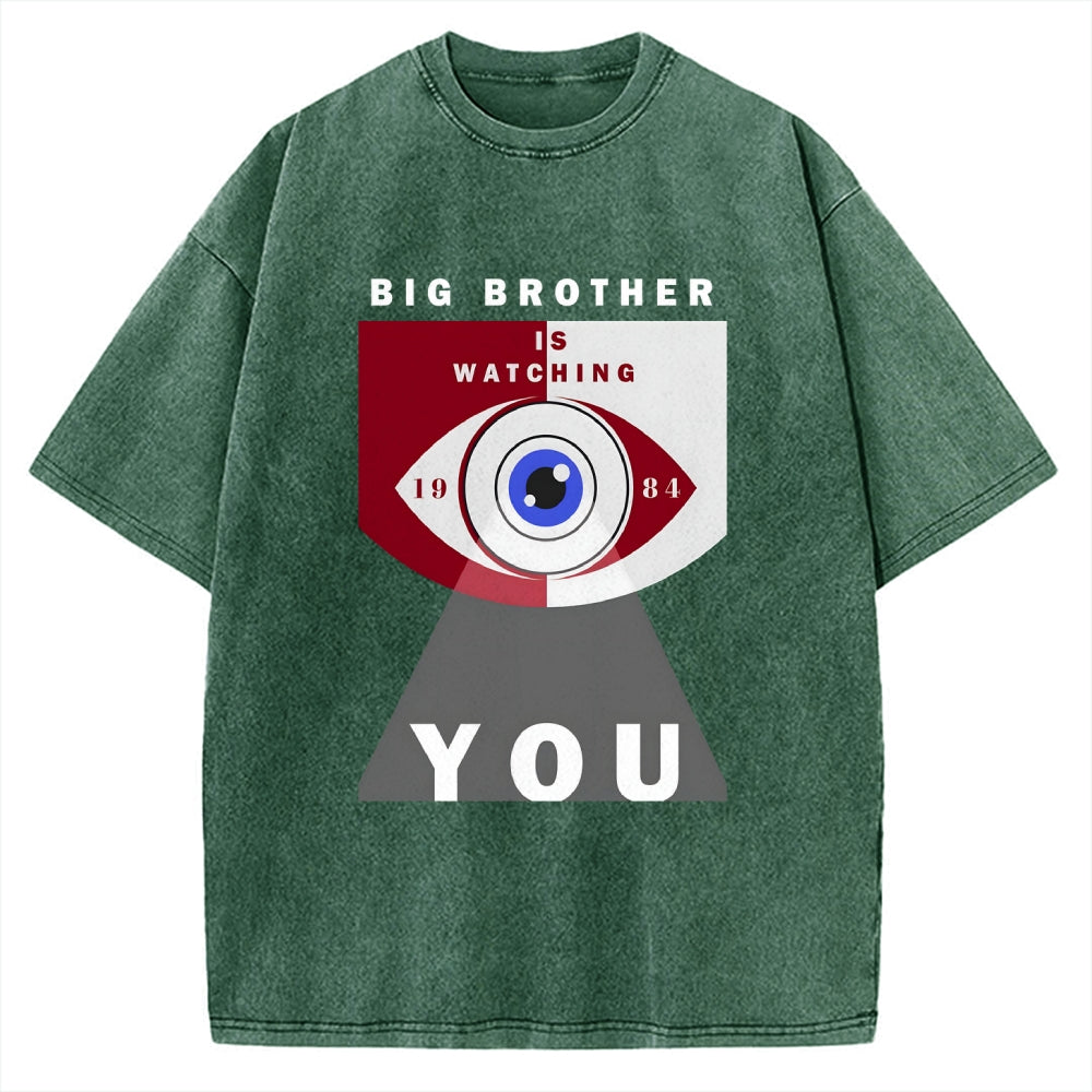 Big Brother is watching you Vintage Washed T-shirt