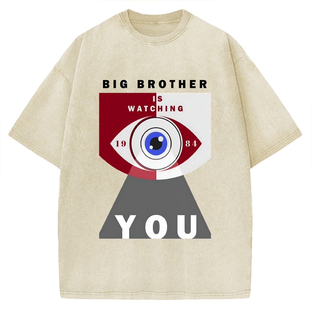 Big Brother is watching you Vintage Washed T-shirt
