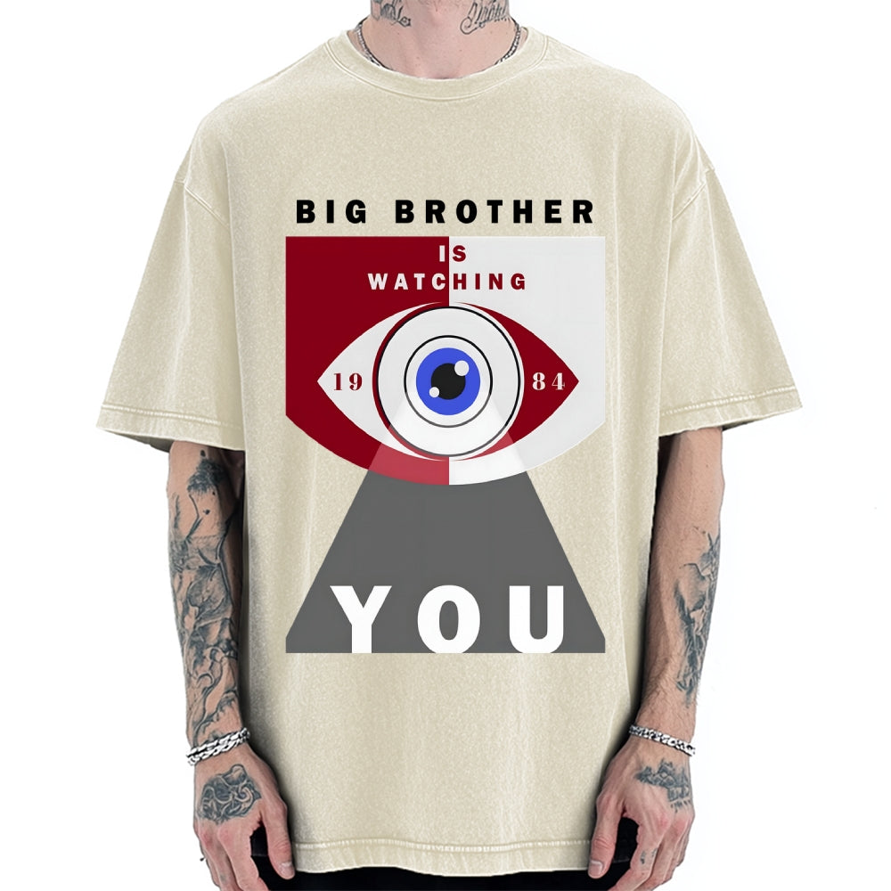 Big Brother is watching you Vintage Washed T-shirt