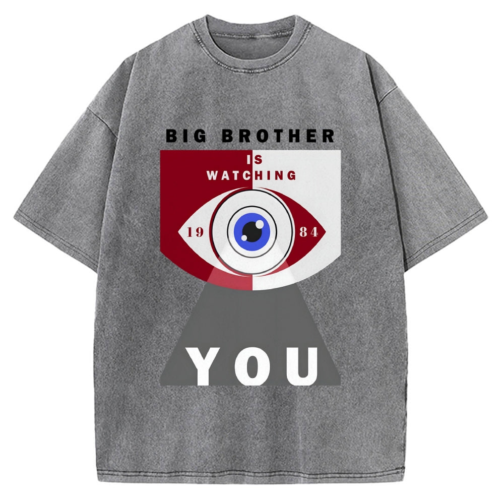 Big Brother is watching you Vintage Washed T-shirt