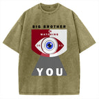 Big Brother is watching you Vintage Washed T-shirt