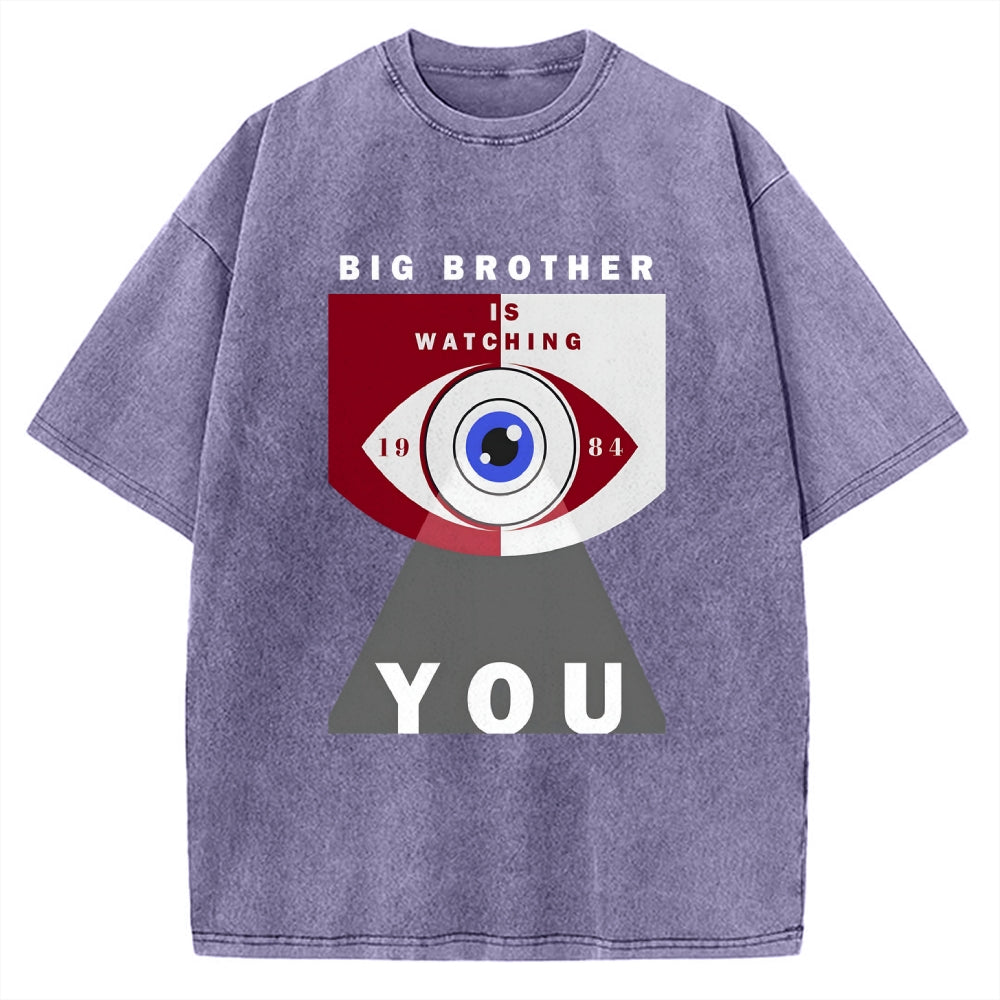 Big Brother is watching you Vintage Washed T-shirt
