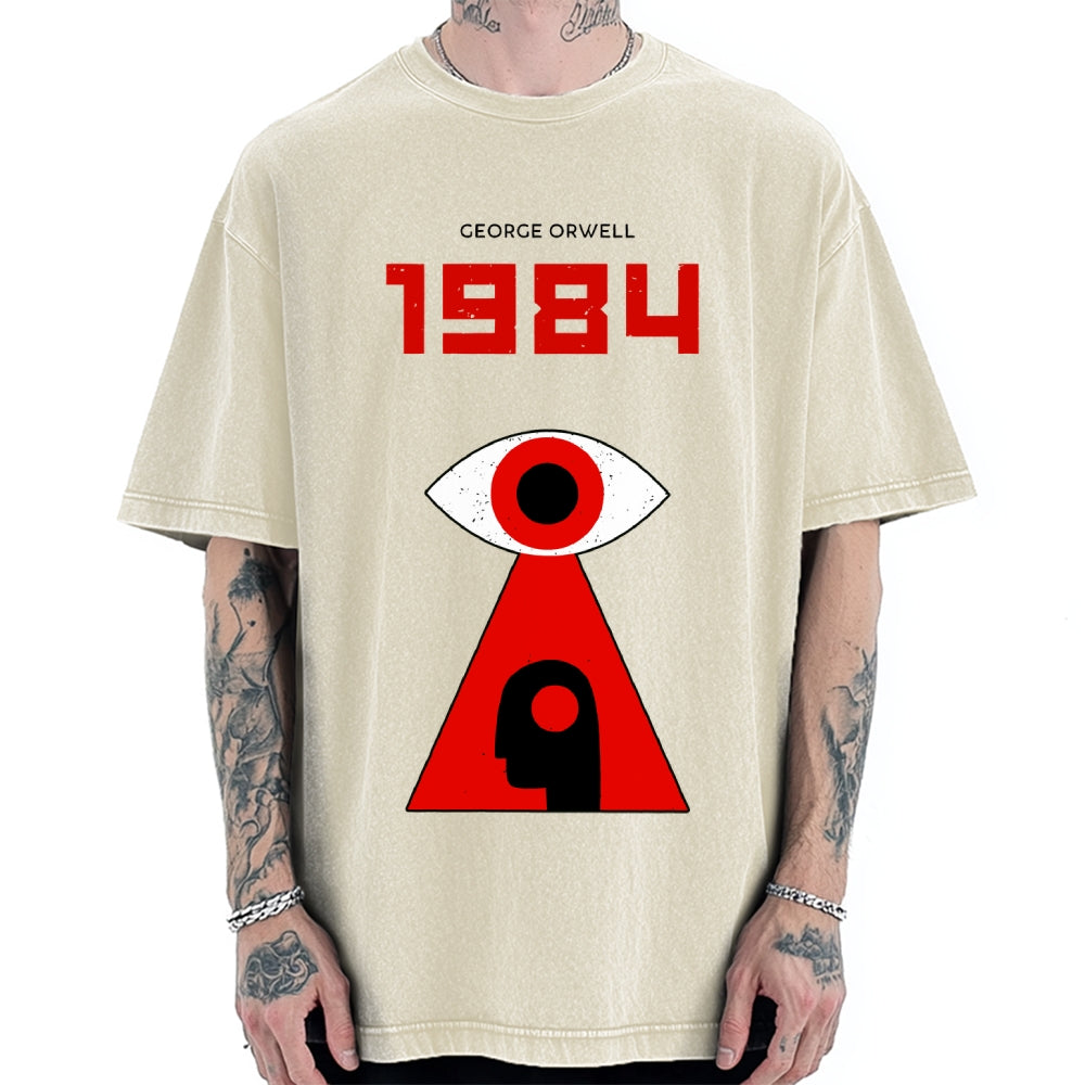 1984 Orwell Vintage Washed T-shirt
