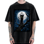 The Guardian Of The Moon Vintage Washed T-shirt