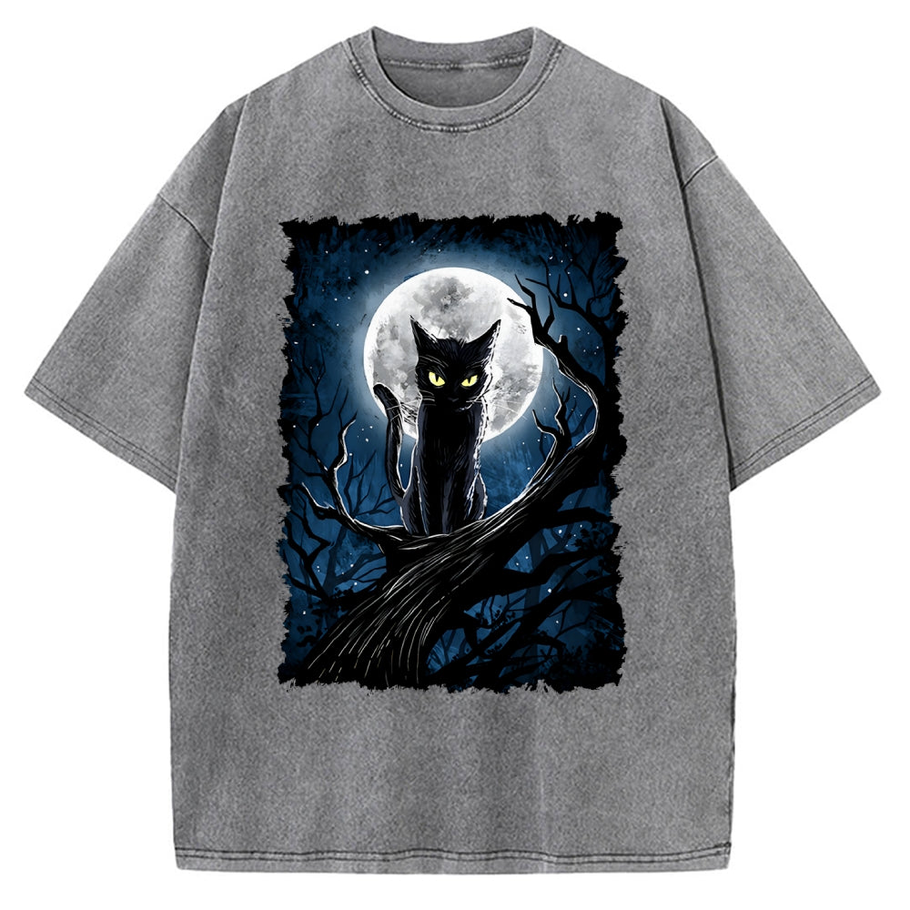 The Guardian Of The Moon Vintage Washed T-shirt