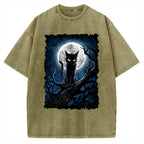 The Guardian Of The Moon Vintage Washed T-shirt